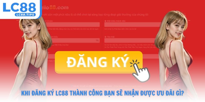 Khi đăng ký Lc88 thành công bạn sẽ nhận được ưu đãi gì?