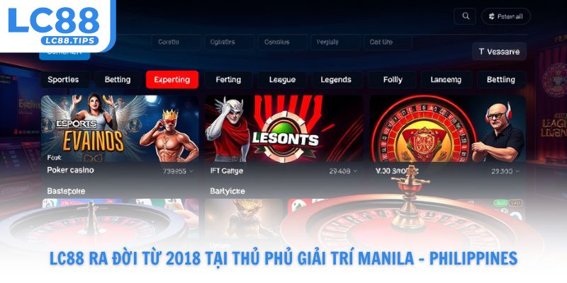 LC88 ra đời từ 2018 tại thủ phủ giải trí Manila – Philippines
